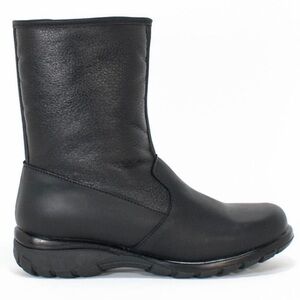 Toe Warmers Women’s Shield Waterproof Leather Boots Sz 11 Black Fur Lined Zipper